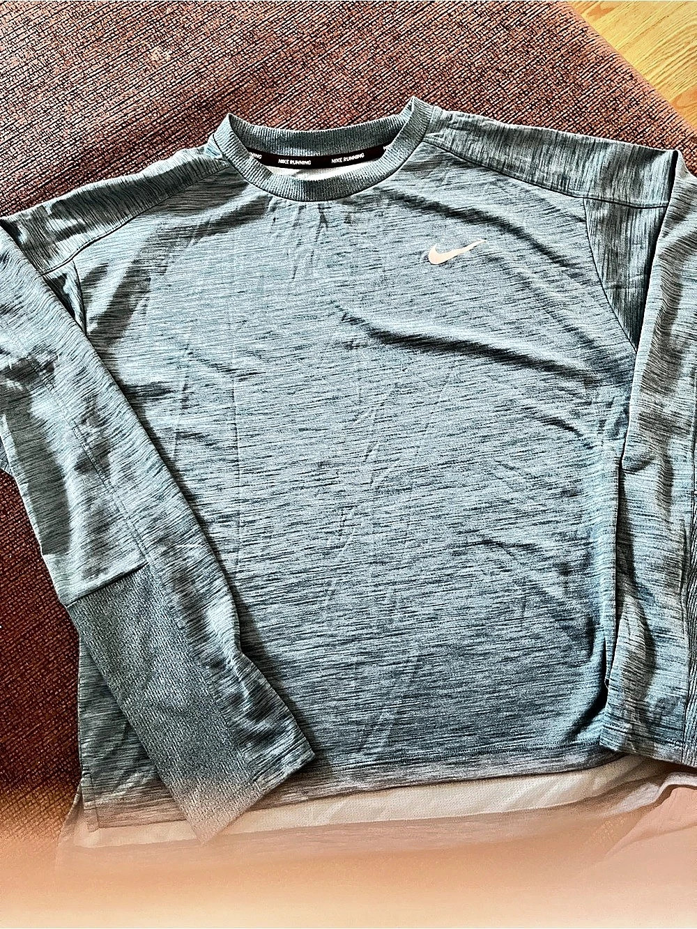 Nike Dri-FIT Running long-sleeve shirt Long Sleeve in Blue Size Medium